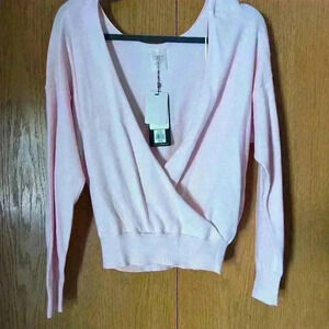 NWT Calia super soft cross front ballerina style sweater—can be worn 2 ways